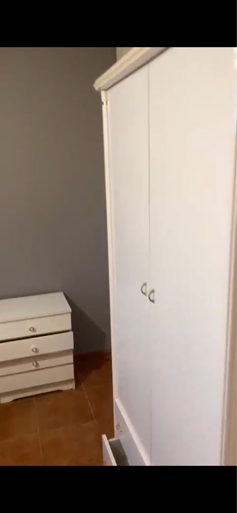 Conjunto de quarto com colchão incluido