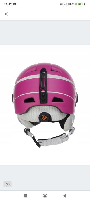 Nowy kask narciarski snowbordowy z przyłbicą,szybą.Firmowy Cairn 59-60