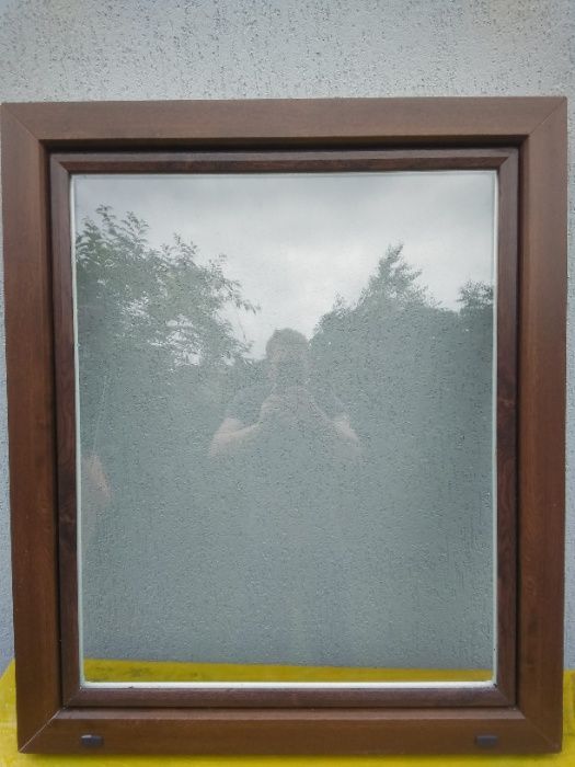 Okno Gospodarcze 110x60 Orzech okna Inwentarskie Producent WYSYŁKA
