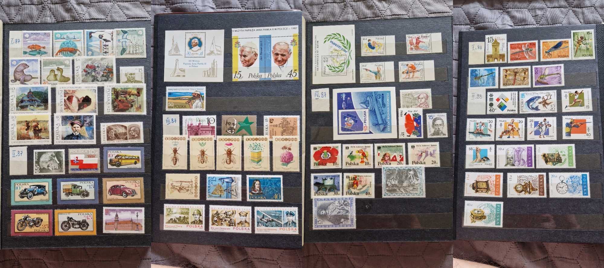 znaczki pocztowe polskie lata 87-90
