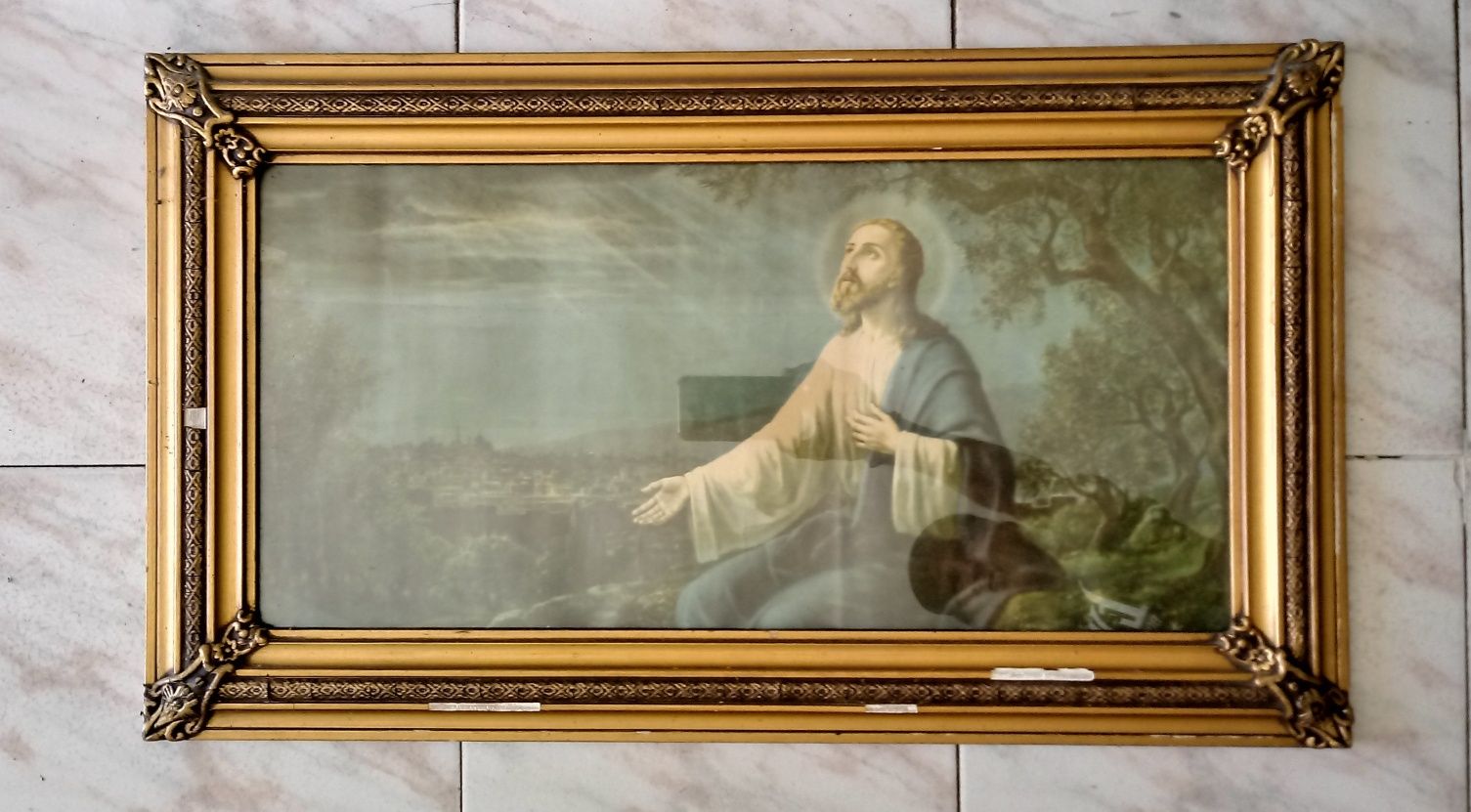 Quadro vintage imagem Jesus Cristo