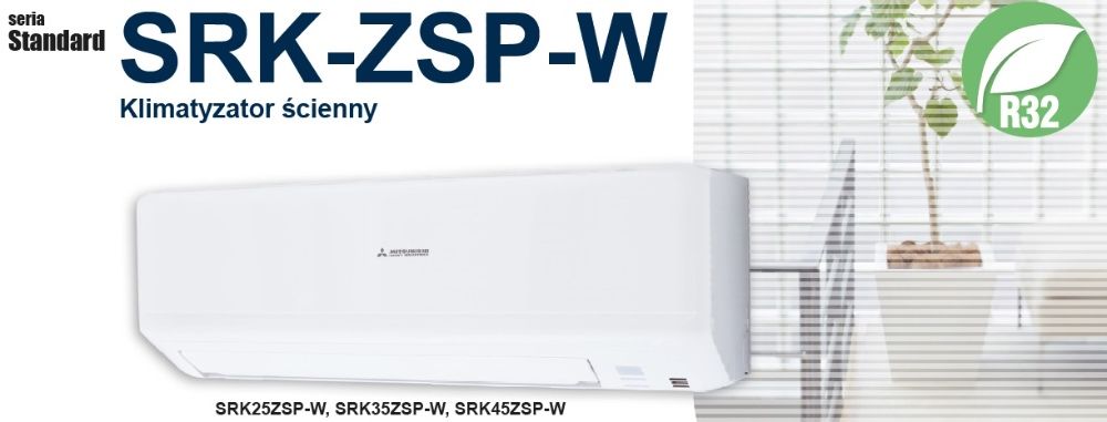 Klimatyzator ścienny MHI 3,5kW produkcja Japońska