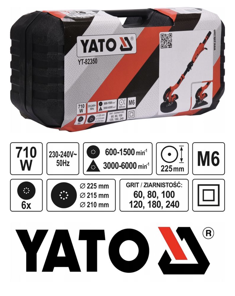 Шліфмашина для стін і стель YATO YT-82350