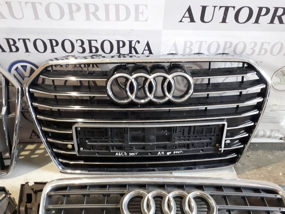 Решітка решотка решетка audi ауди a4 b8 a5 a6 c7 a7 allroad s-line