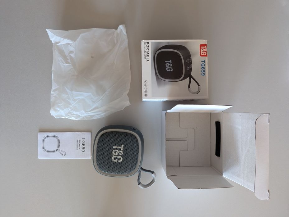 Głośnik bezprzewodowy T&G TG659, odtwarzacz, radio