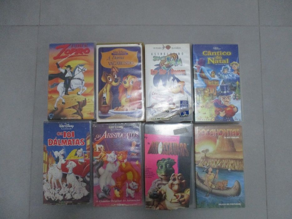 Vendo VHS animados