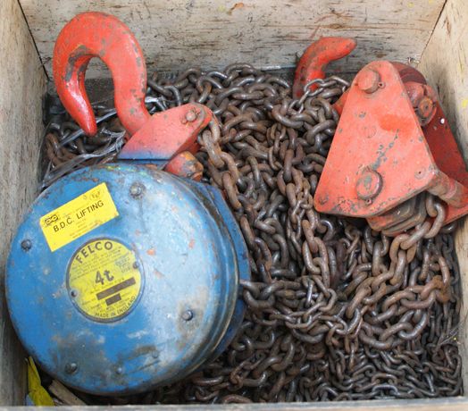 wyciągarka wciągarka łańcuchowa ręczna 4 tony 4000 kg FELCO GB bloczek