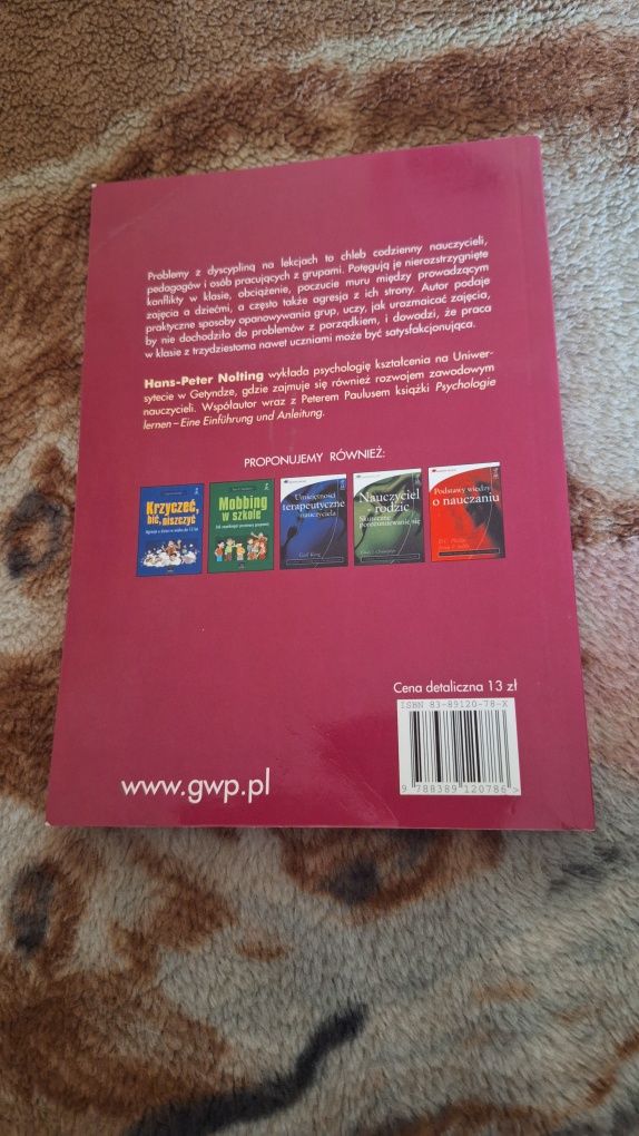"Jak zachować porządek w klasie" Hans-Peter Nolting