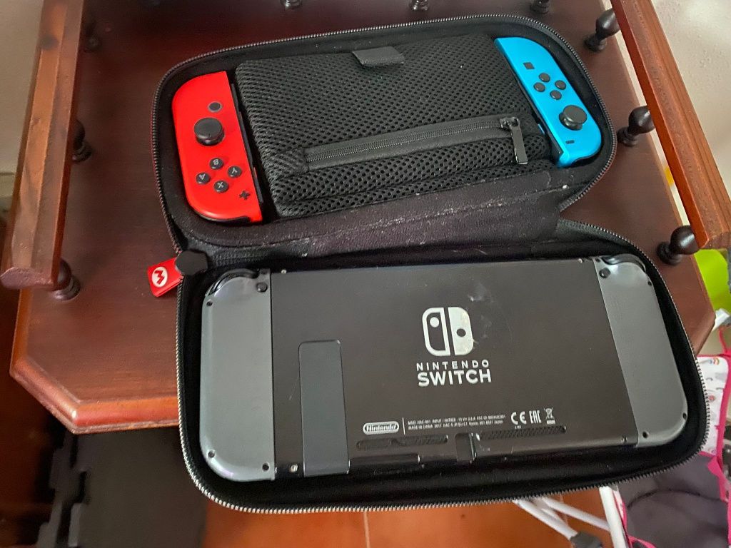 Nintendo switch com jogos