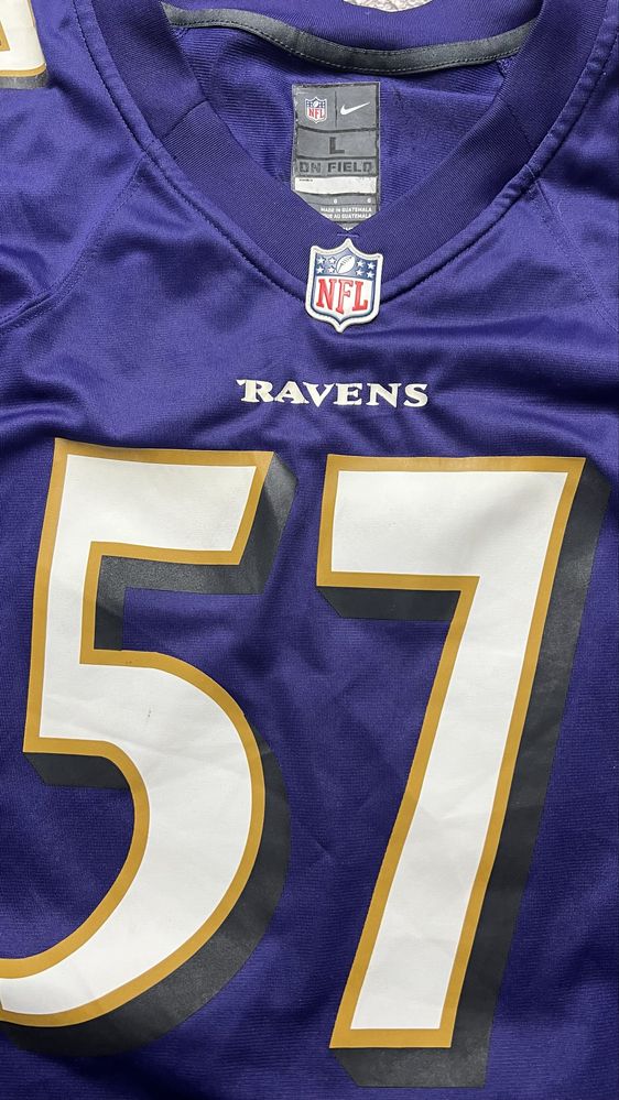 Baltimore ravens nfl cj mosley nike jersey американський футбол nba