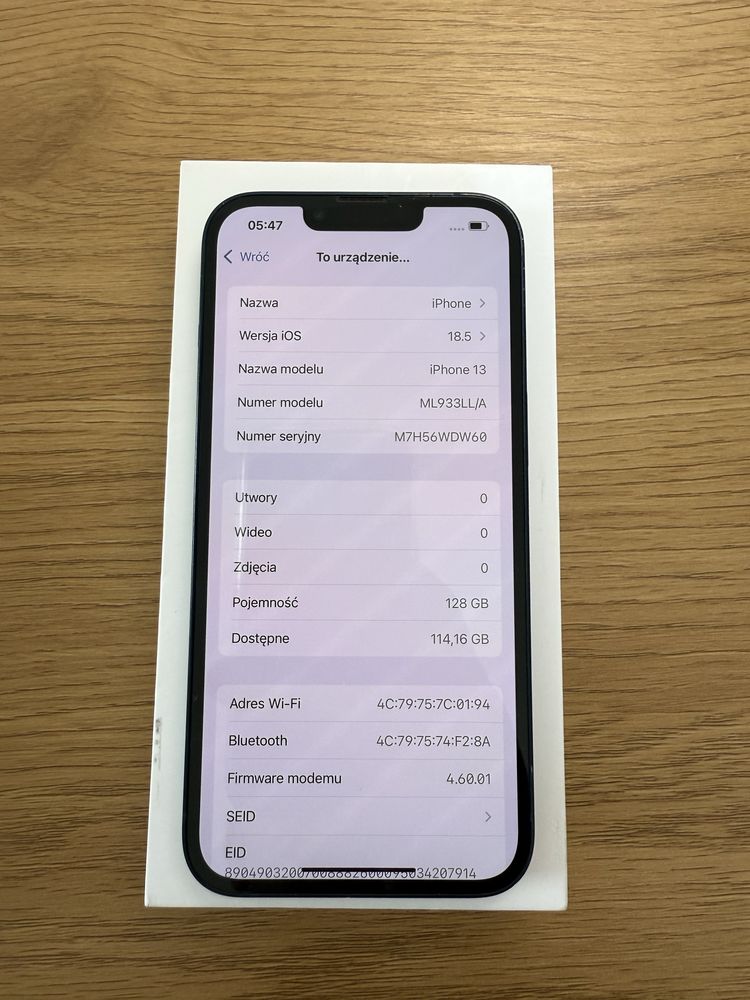 Iphone 13 128GB Bateria 100% Etui Gratis!