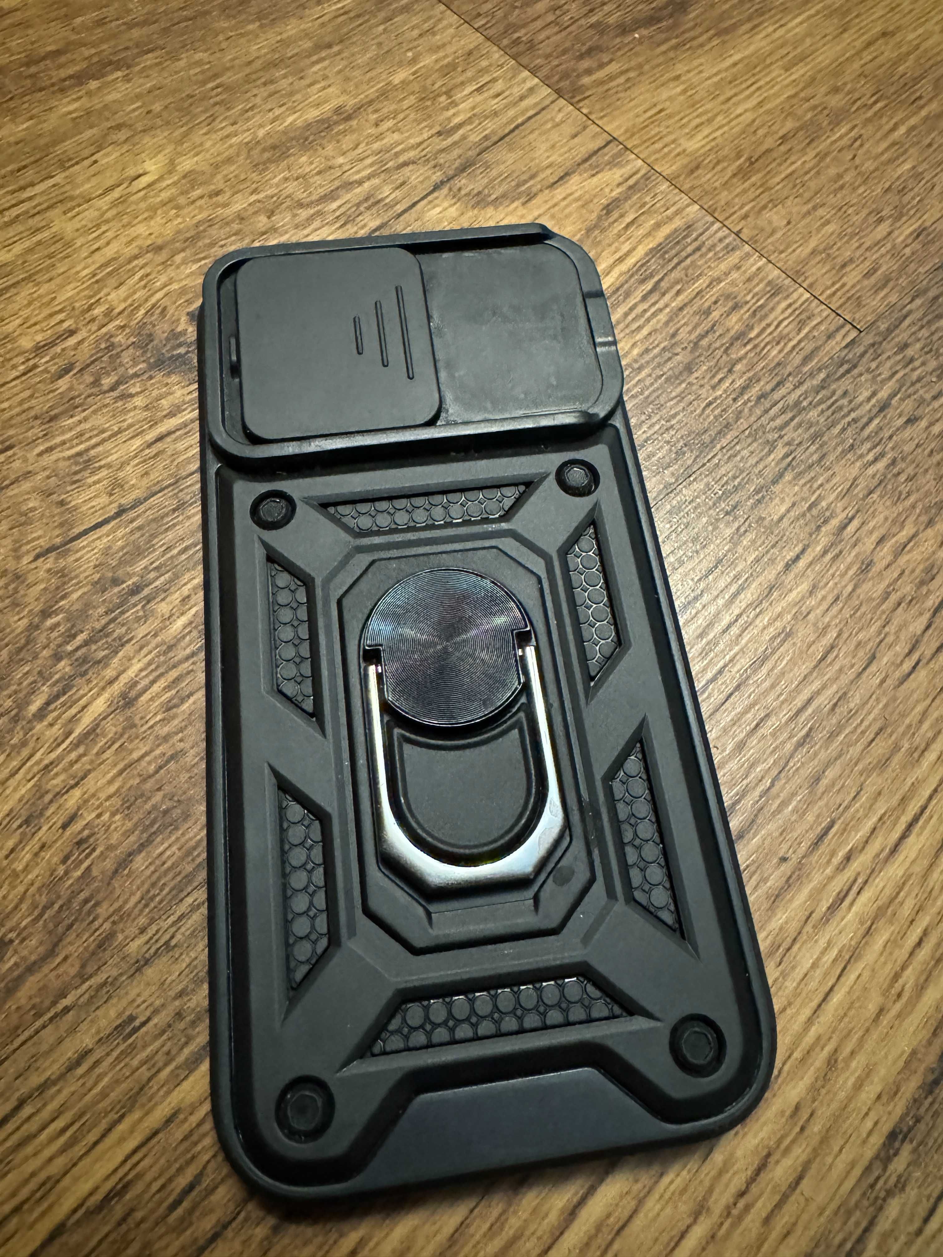 Etui pancerne do Iphone 15 pro, czarne