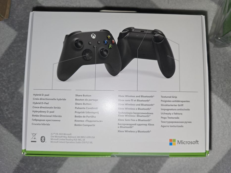 Kontroler pad Xbox Series Carbon black nieużywany fabrycznie zaplombow