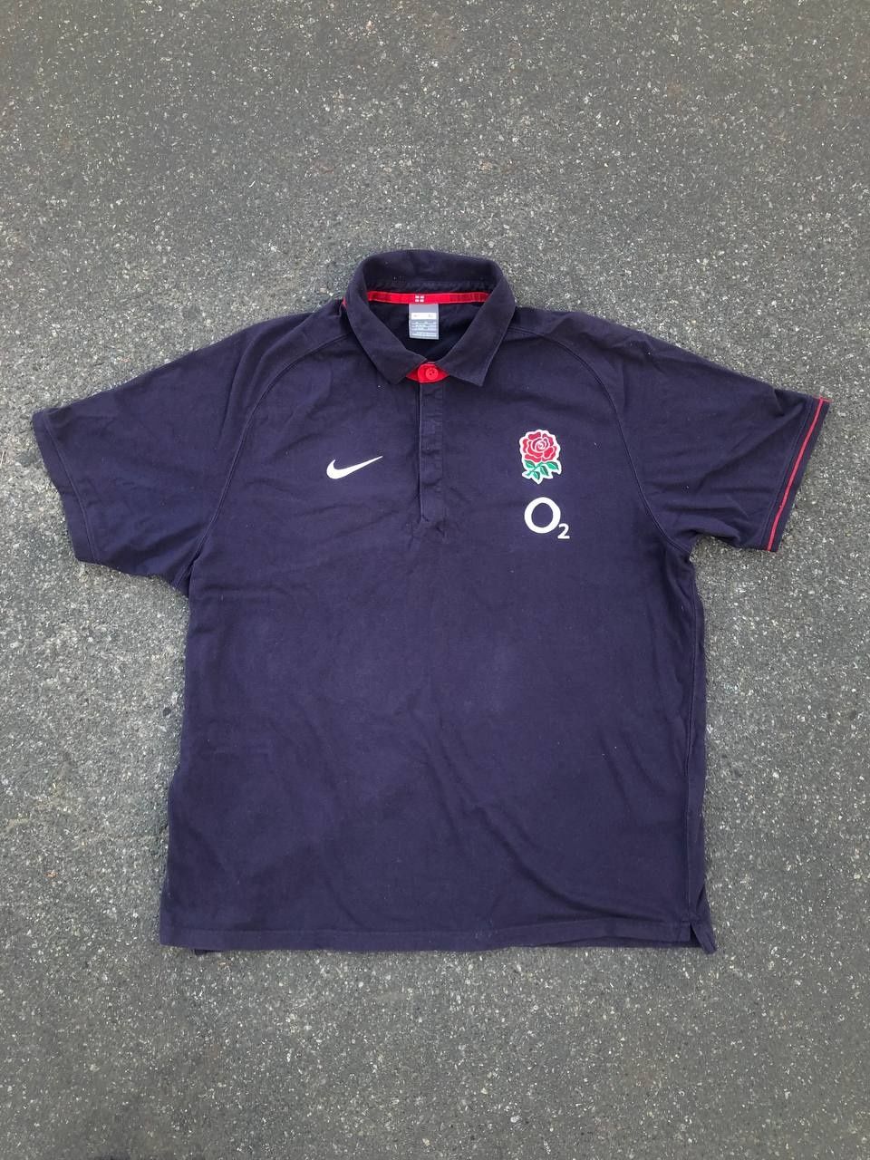 Polo vintage nike England O2 Rose football
