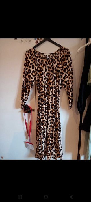 Vestido com padrão tigresa, S - H&M