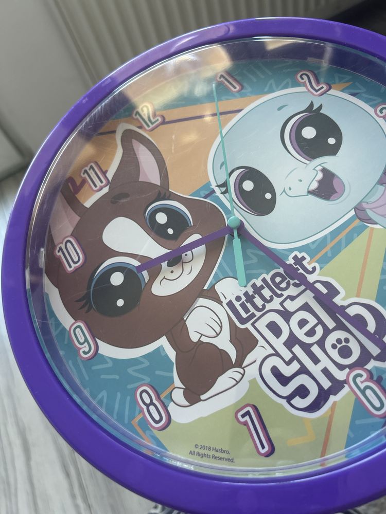 Zegar ścienny littlest pet shop