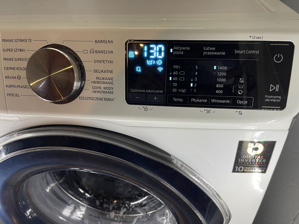 Pralka Samsung 9kg Ecobubble QDrive Wifi WW90M644OBW