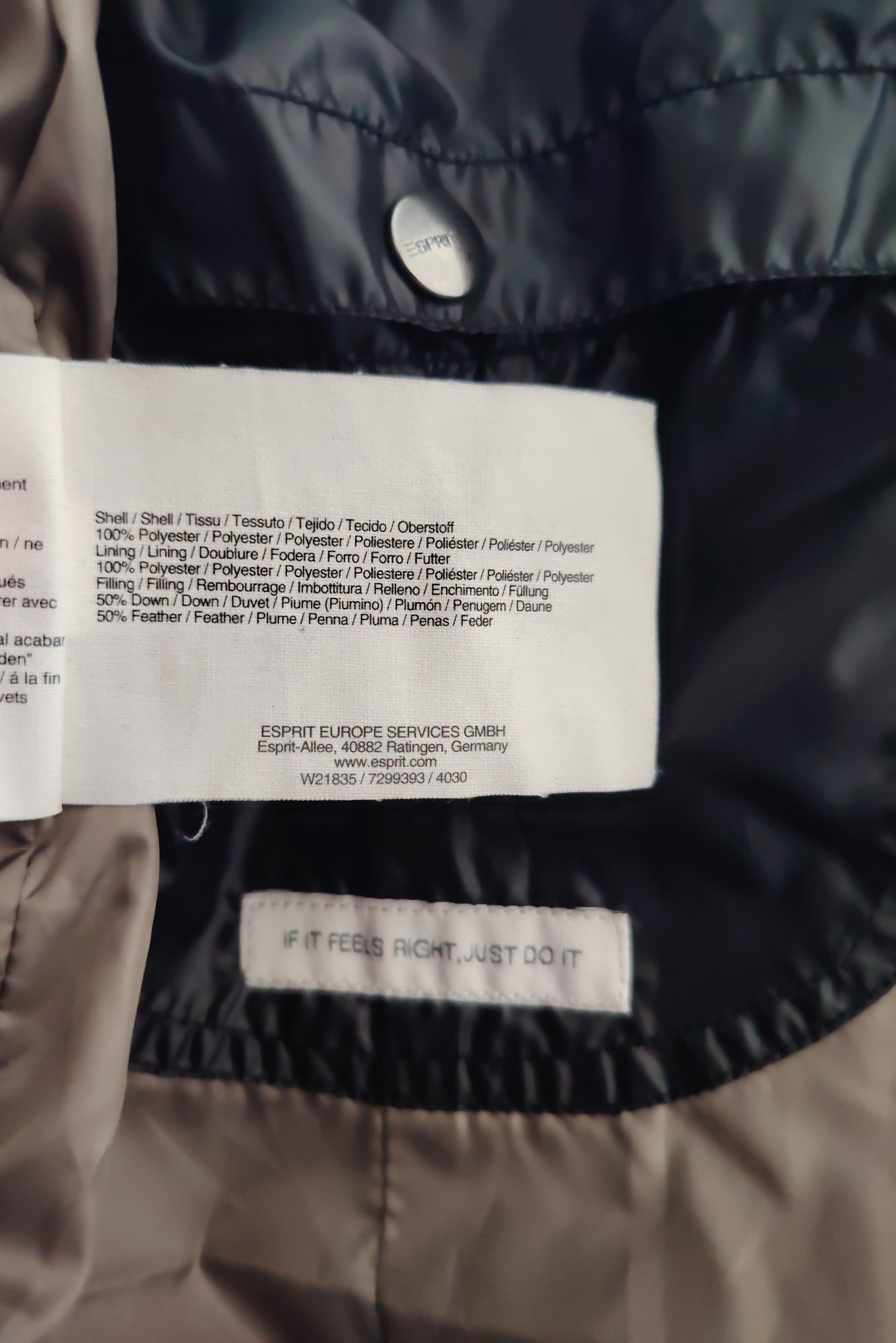 Esprit kurtka damska puch pierze 40