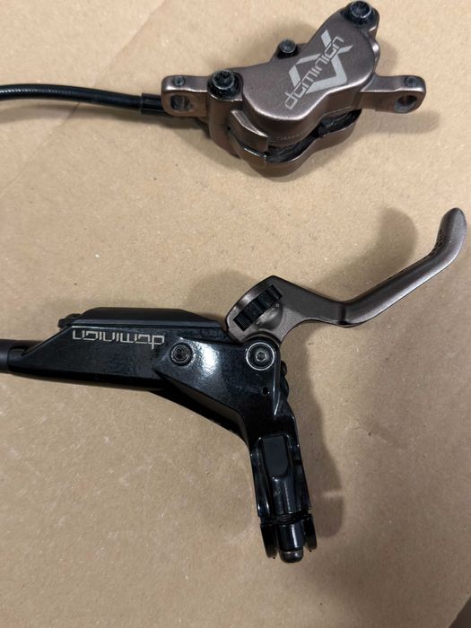 Hamulce hydrauliczne Hayes Dominion A4 komplet, przód i tył