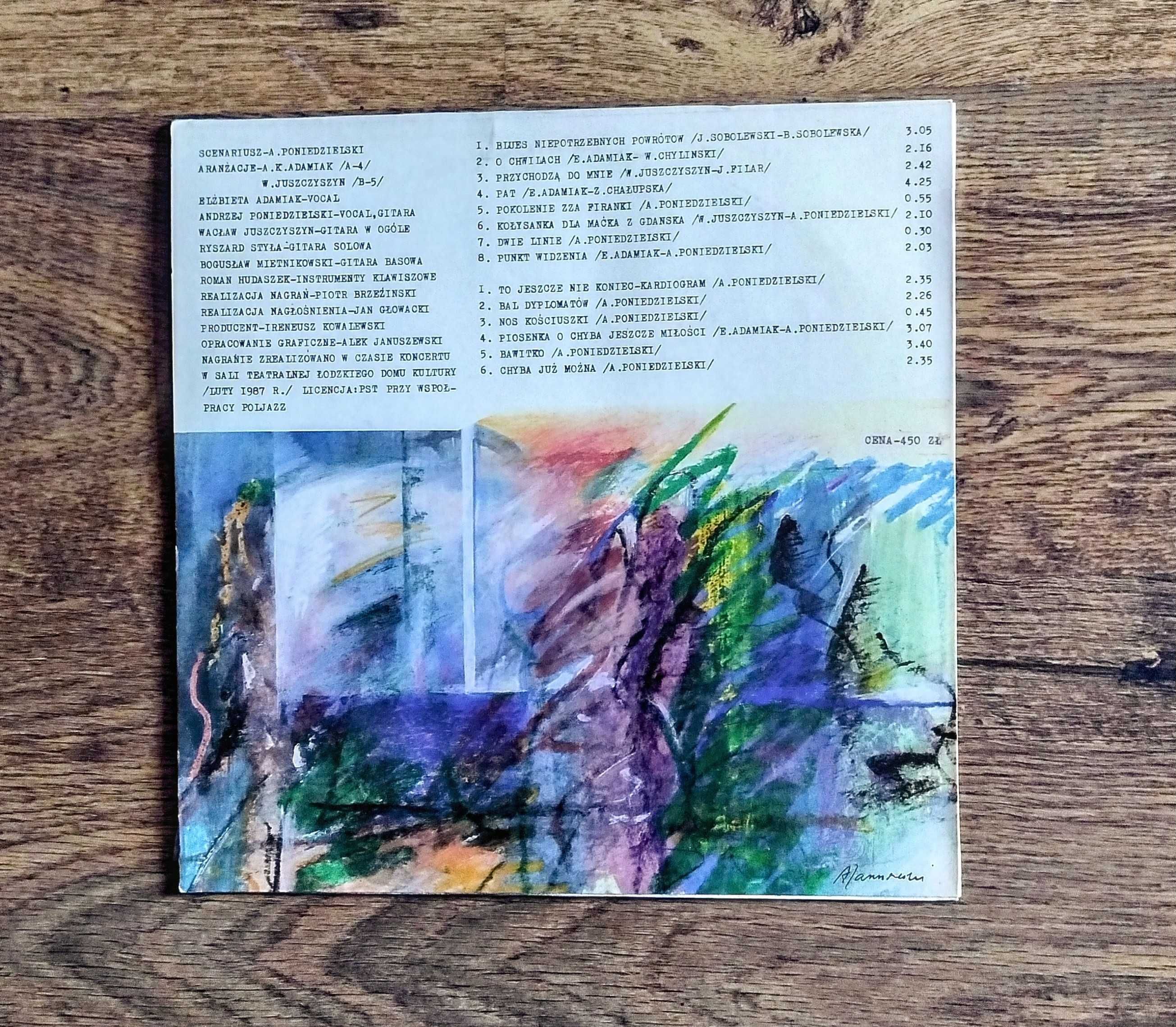 Elżbieta Adamiak & Andrzej Poniedzielski - Live Lp