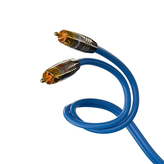 Melodika SB2R10 Kabel 2xRCA - 2x RCA Sky Blue - 1m SKLEP