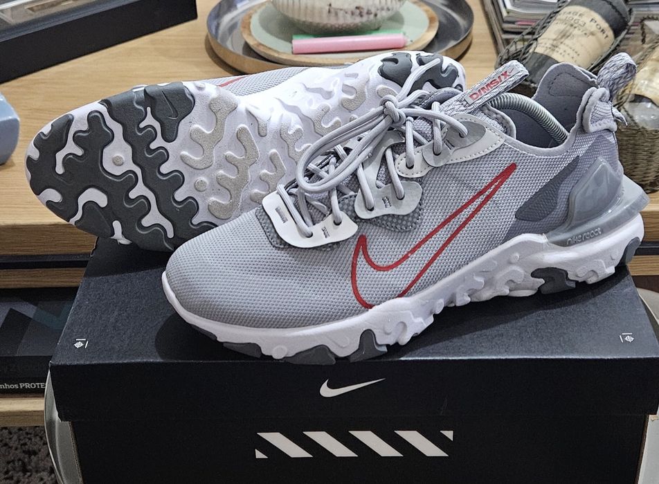 Ténis usados uma vez originais Nike REACT VISION 43 europeu