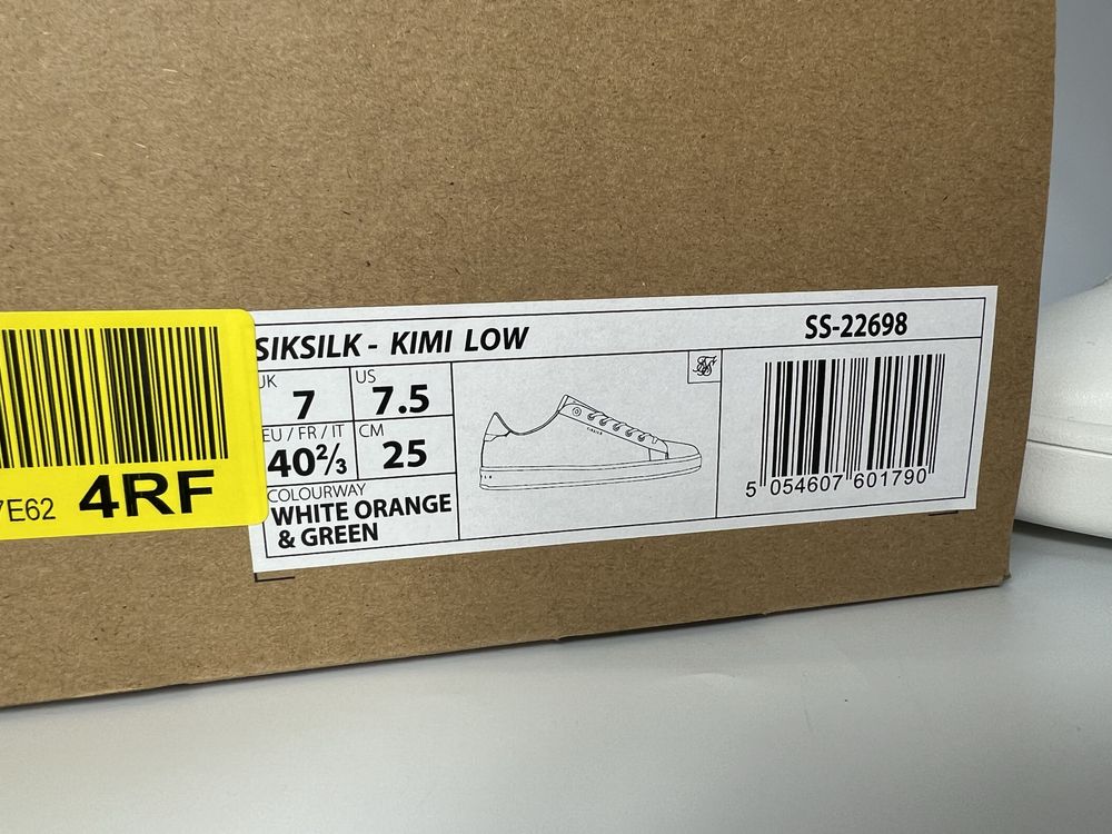 Nowe trampki sneakersy Siksilk 40 2/3 damskie biale