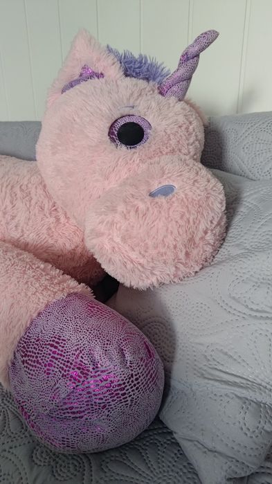 Jednorożec duża maskotka.