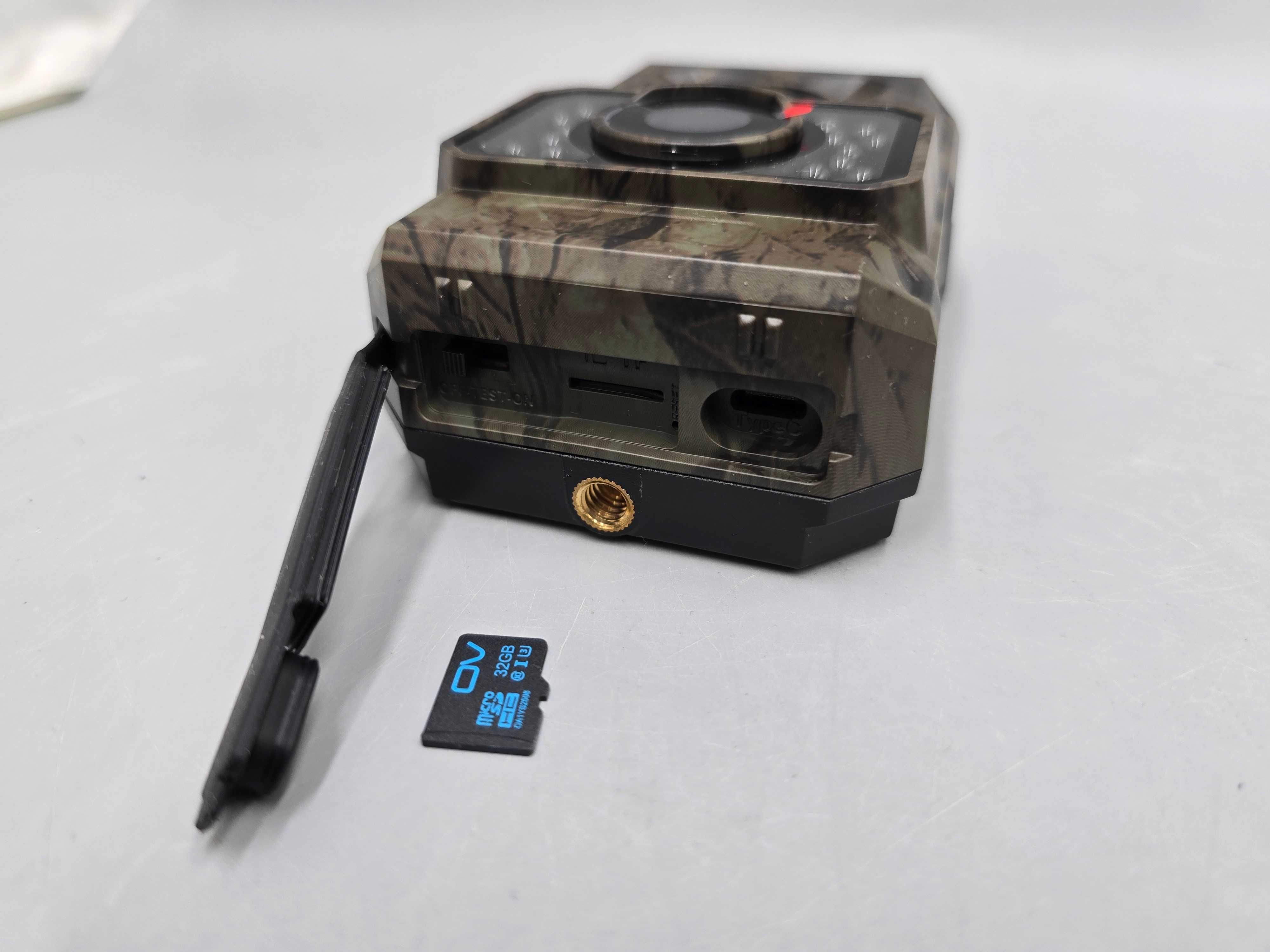Fotopułapka Kamera Leśna Myśliwska Wifi 48 Megapixel Ip66 1080P Kpl