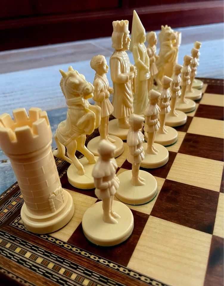 Jogos de Xadrez antigos e vintage