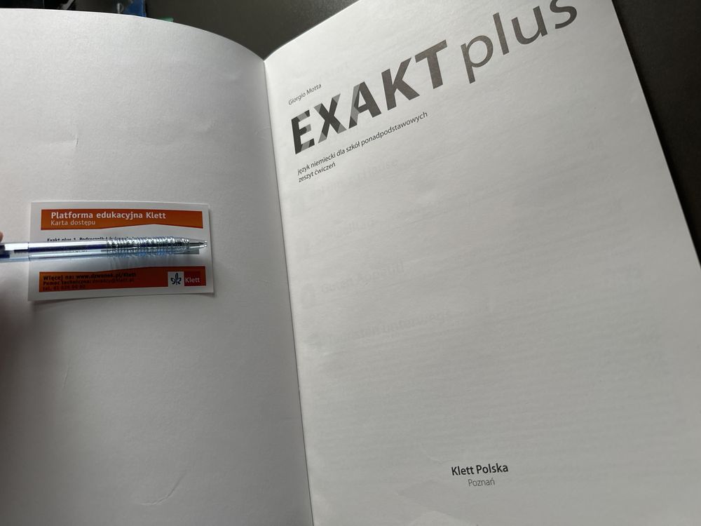 Podręcznik EXAKT plus 1