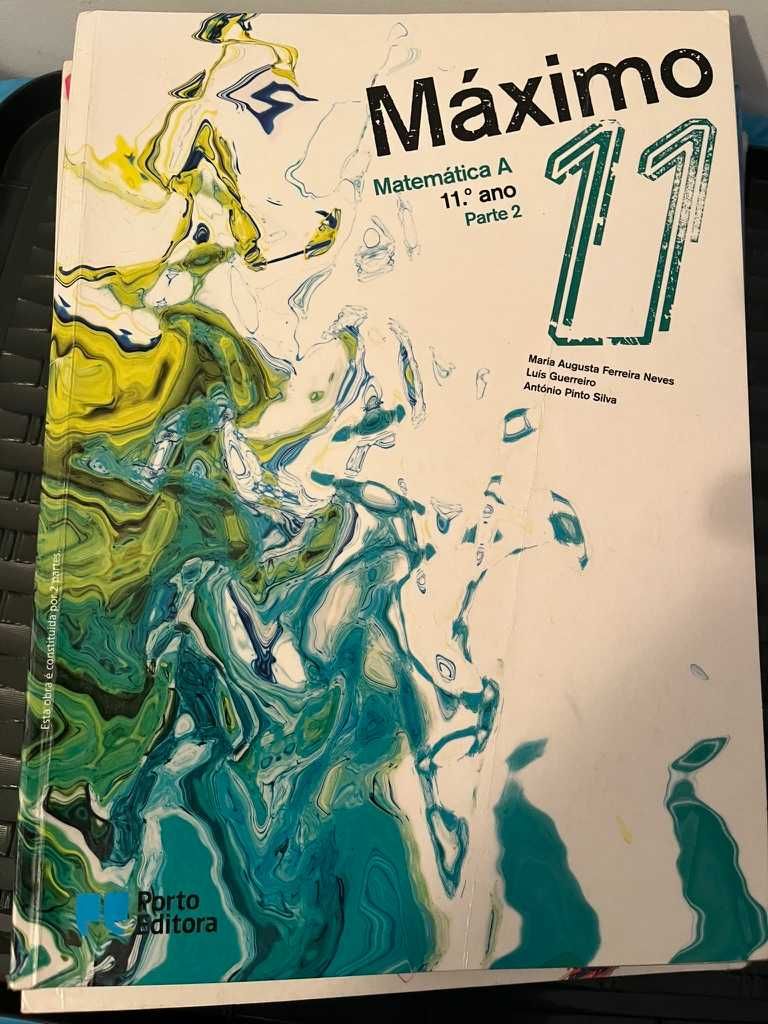 Manuais Máximo-Matemática A - 11º Ano Partes 1 e 2