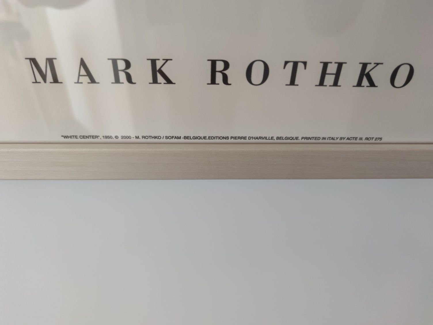 Cartaz Mark Rothko