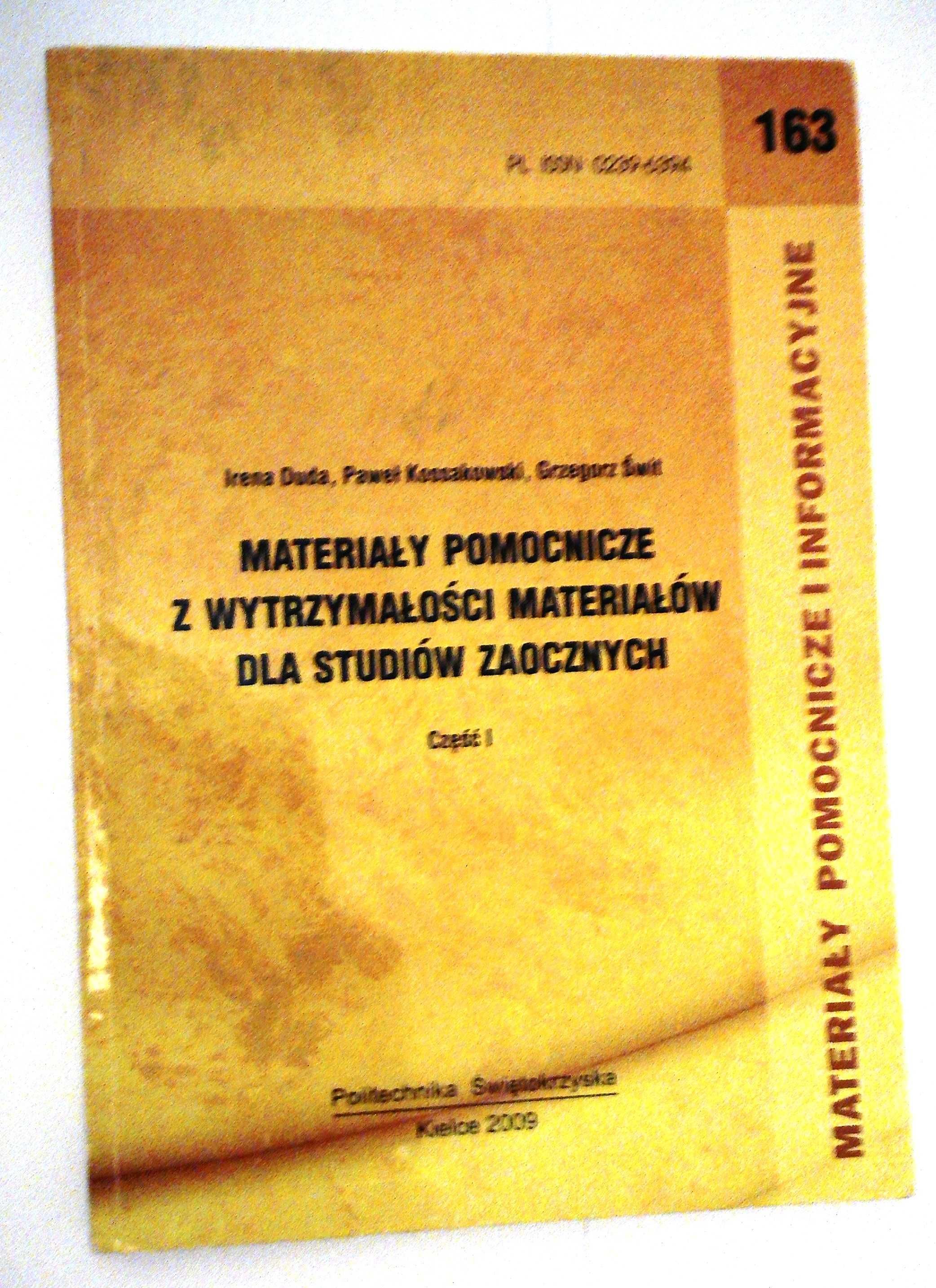 Materiały pomocnicze z wytrzymałości materiałów dla studentów