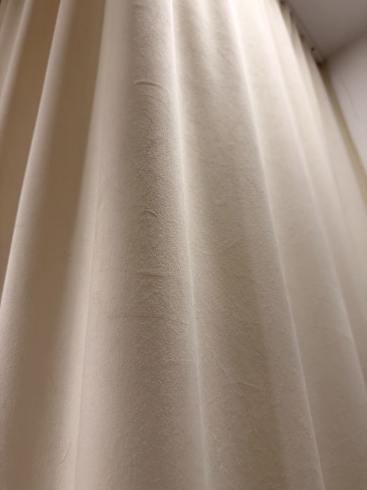 Zasłony szyte na miarę kremowe i zielone