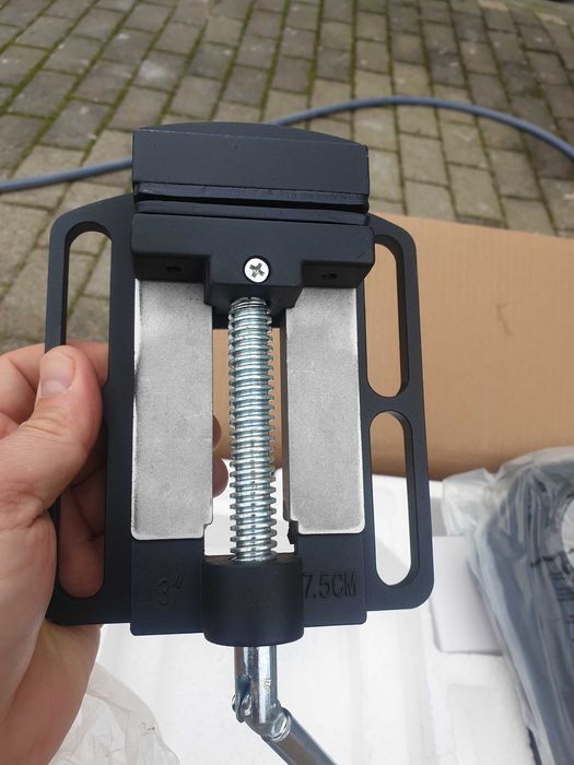 Imadło maszynowe 3" 7,5cm wiertarki stołowej, do kolumnowych, nowe