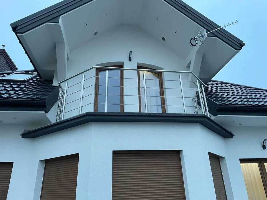Balustrady ze stali nierdzewnej zabezpieczenia okienne