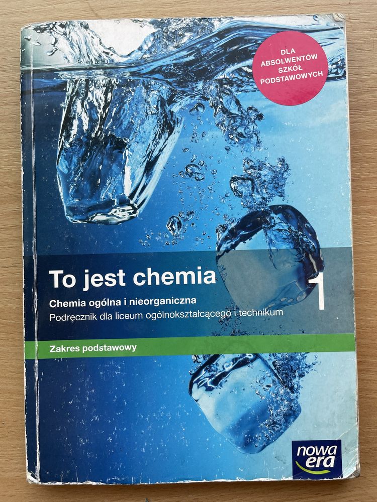 To jest chemia 1 podręcznik Nowa era