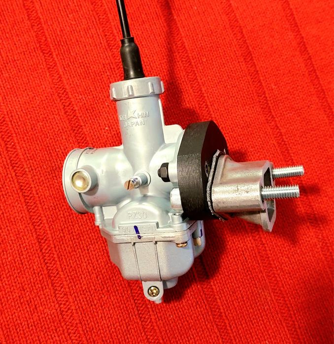 Комплект"Мінськ" карбюратор PZ30 трос газа перехідник ручка перемикачі