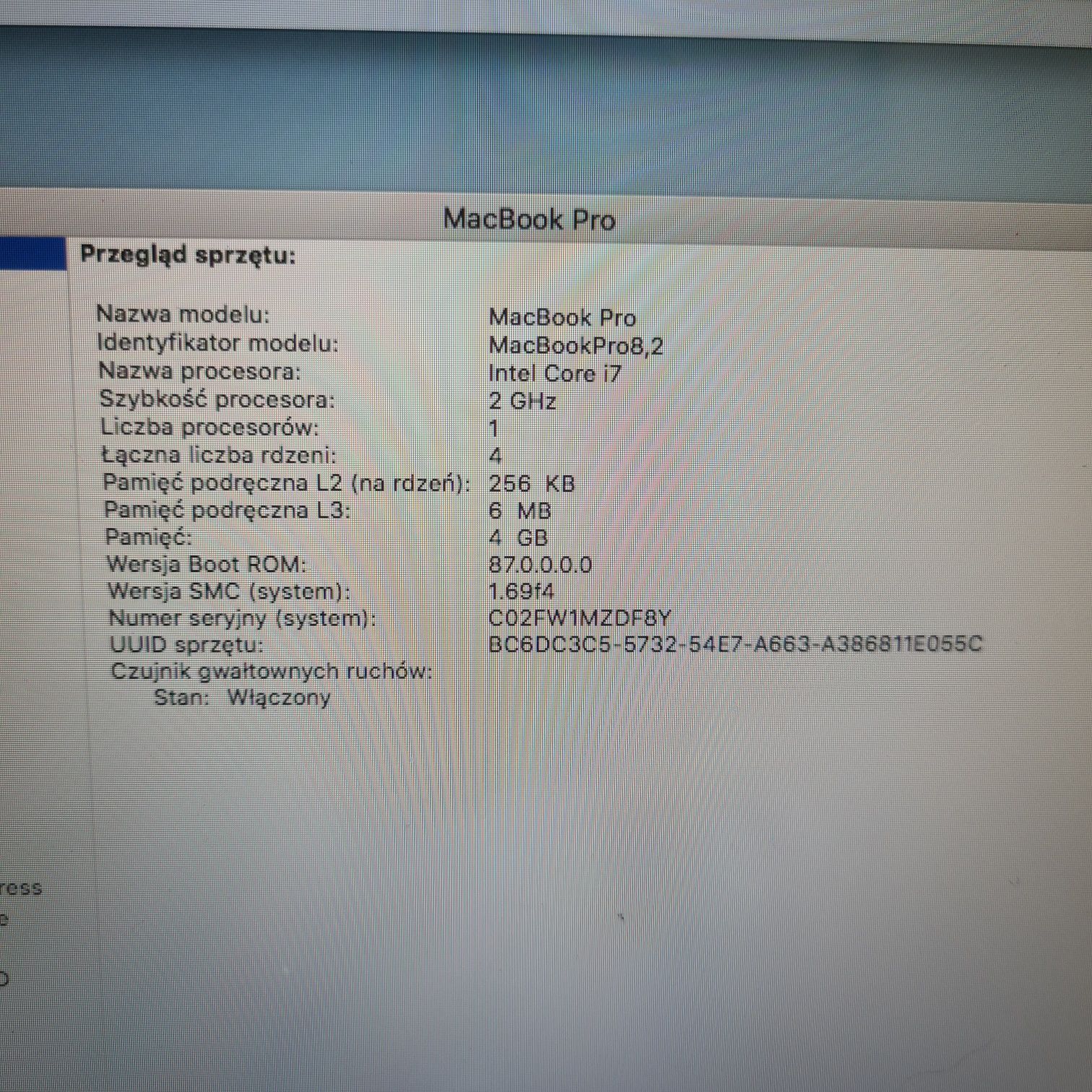 Macbook Pro A 1286