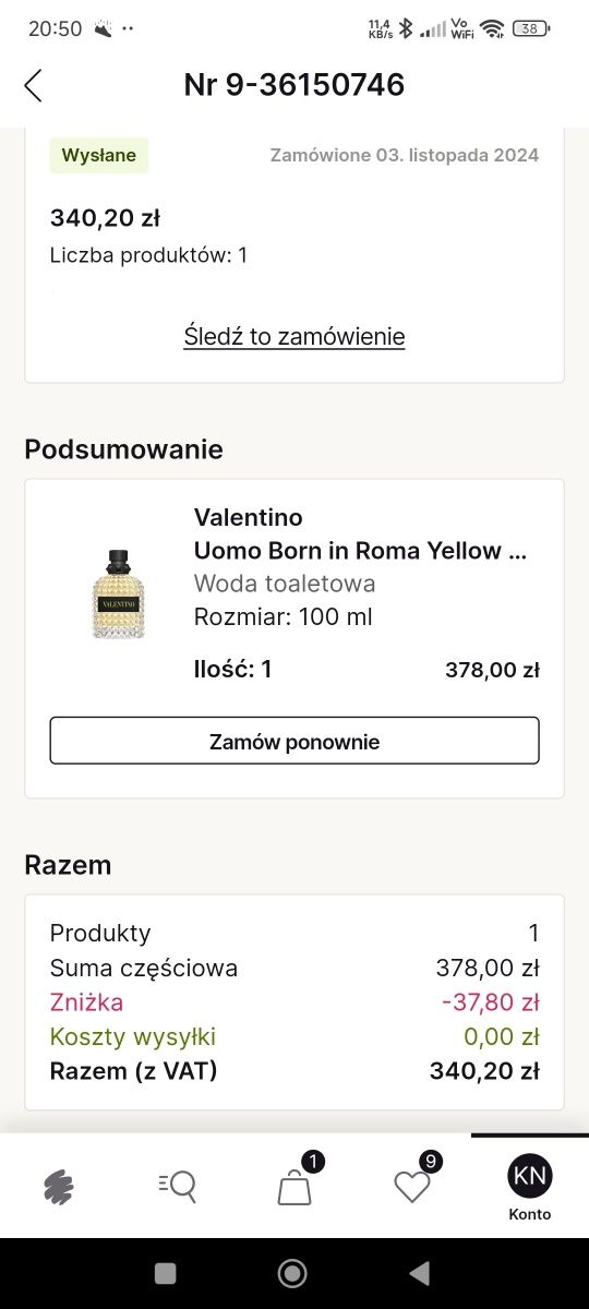 Perfumy Valentino Yomo Born in Roma Yellow Dream 90/100 ml