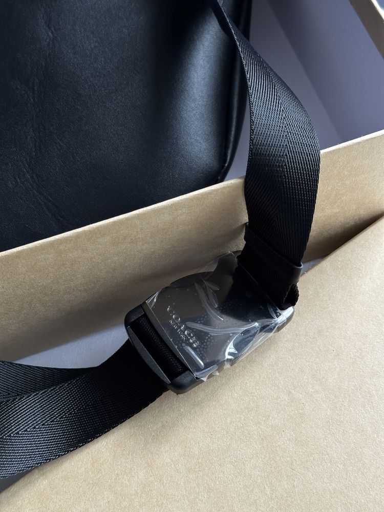 Чоловіча сумка Coach мужская сумка бананка мессенджер барсетка слинг