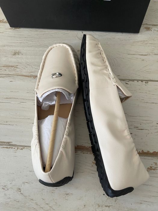 COACH Marley Driver mock. Бежевые мокасины натуральная кожа р 39