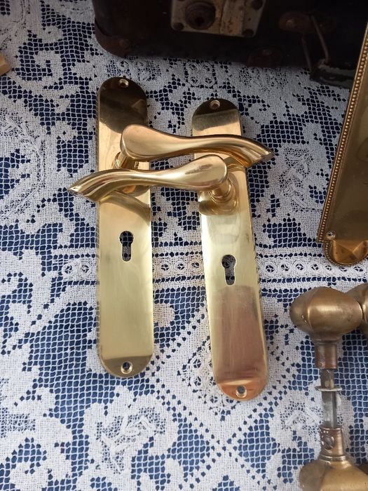 Klamka wykona z mosiądzu