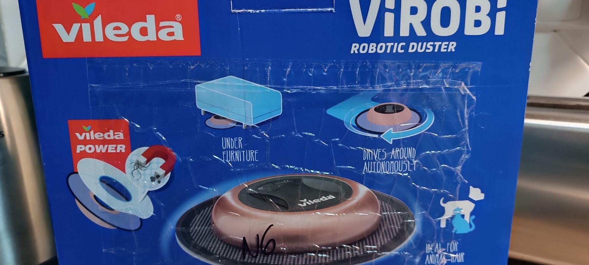 Mopa Robô ViRoBi Super Slim ROSA da Vileda