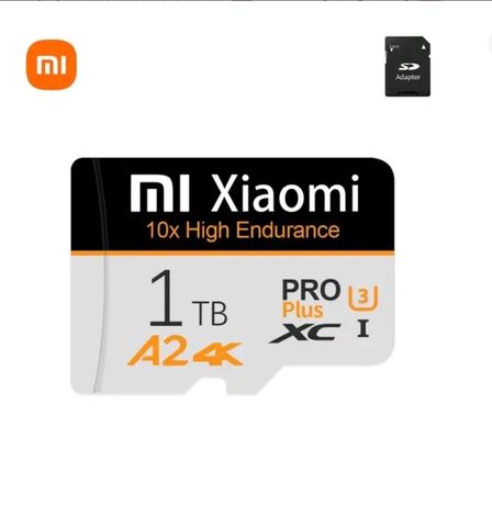 XIAOMI karta pamięci micro SD 1TB A2 4K U3 XC I PRO PLUS