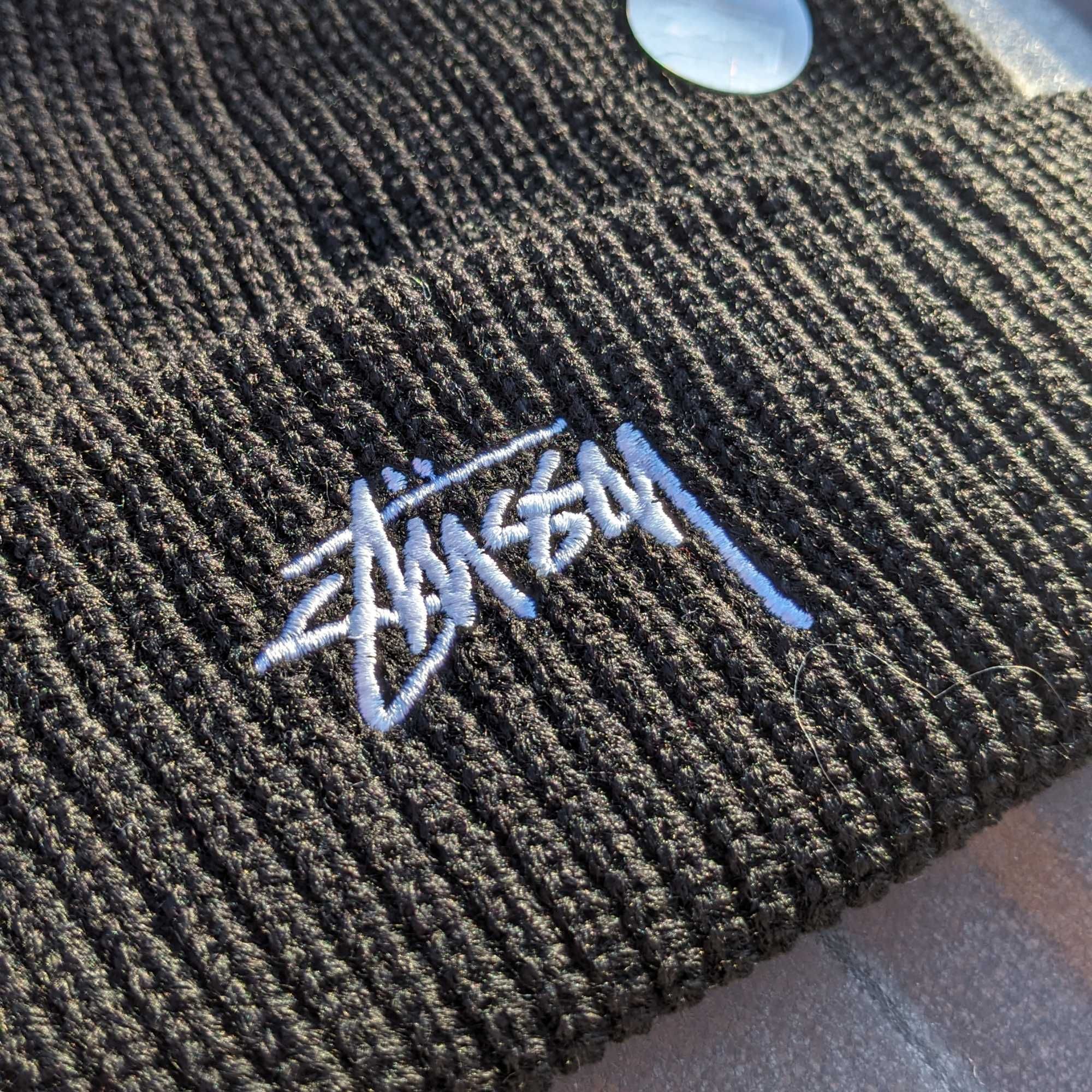 Шапка Stussy, зимова шапка стуссі, шапка стусси, тепла шапка стусі