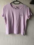 Bawełniana koszulka T-shirt w kolorze liliowym lilac