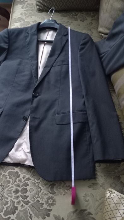 Marynarka męska Boss rozmiar 48/M/ kolor popiel-stal