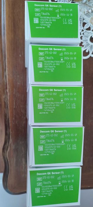 Sensory Dexcom G6 - 150zł 5 szt nowe